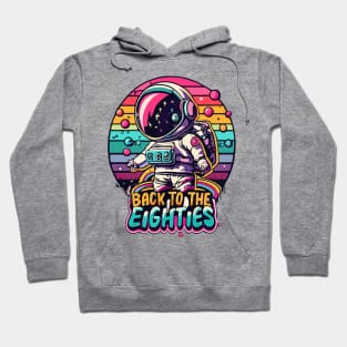 Back to the Eighties Forever 80s Girl Throwback Vintage - Retro Eighties Girl Pop Culture Hoodie